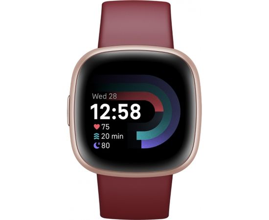 Fitbit Versa 4, beet juice/copper rose