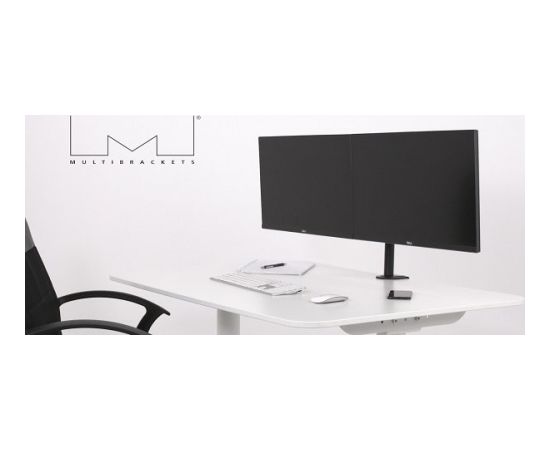 Multibrackets MB-5853 Turētājs pie galda uz 2 monitoram līdz 30"/ 2x 8kg