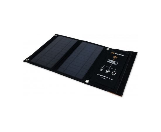 Volt Polska Przenośny panel solarny TRAVEL SOLAR 21W USB Saules paneļi