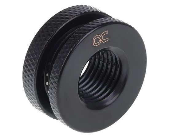 Alphacool bulkhead G1 / 4 connection (black, short version)