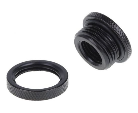 Alphacool bulkhead G1 / 4 connection (black, short version)