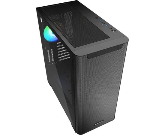 Sharkoon M30 RGB, tower case (black, tempered glass)