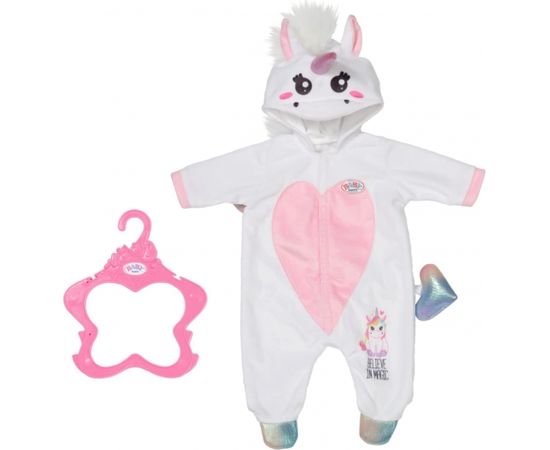 ZAPF Creation BABY born unicorn cuddly suit 43cm, doll accessories (including clothes hanger)