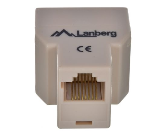 (Ir veikalā) Lanberg AD-RJ45-2RJ45-OU network splitter Beige