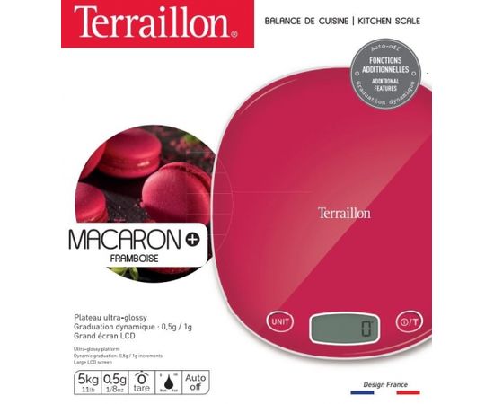 Kitchen scale Macron+Framboise Coquelicot Terraillon