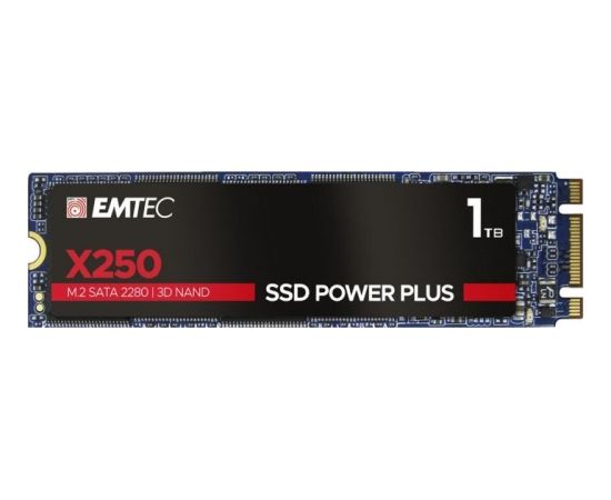 Emtec X250 SSD Power Plus 1TB Solid State Drive (SATA 6 GB / s, M.2)