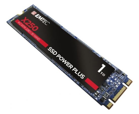 Emtec X250 SSD Power Plus 1TB Solid State Drive (SATA 6 GB / s, M.2)