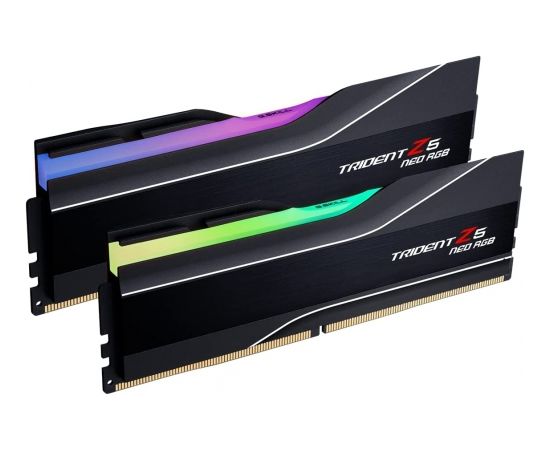 G.Skill 32 GB DDR5-6000 Kit, memory (black, F5-6000J3038F16GX2-TZ5NR, Trident Z NEO RGB, XMP, EXPO, for AMD)