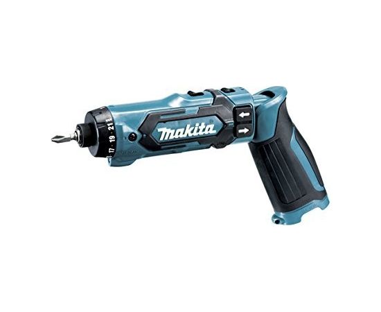 Makita cordless screwdriver DF012DZ, 7.2Volt, drill screwdriver (blue / black, without battery and charger)