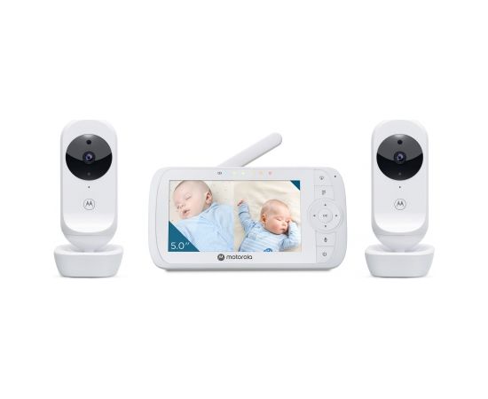 Motorola Video Baby Monitor - Two camera pack  VM35-2 5.0"  White