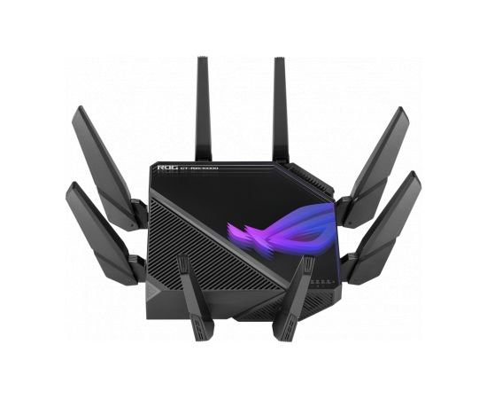 Asus Wifi 6 802.11ax Quad-band Gigabit Gaming Router ROG GT-AXE16000 Rapture  802.11ax, 1148+4804+4804+48004 Mbit/s, 10/100/1000 Mbit/s, Ethernet LAN (RJ-45) ports 4, MU-MiMO Yes, No mobile broadband, Antenna type External/Internal, 1xUSB 3.2, 1x USB 2.0