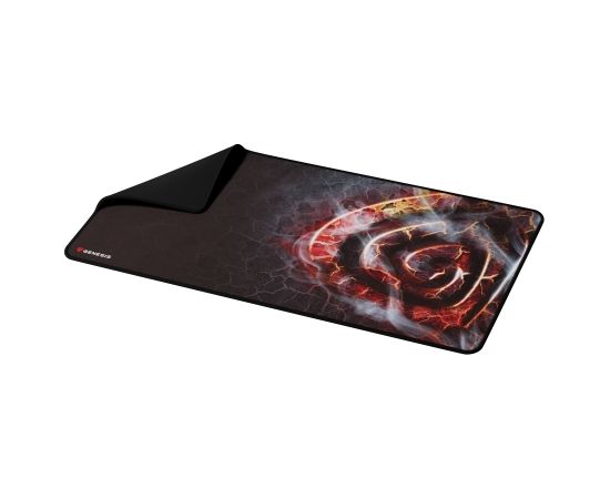 Genesis Mouse Pad Carbon 500 MAXI LAVA G2 Edition, Multicolor, 450 x 900 x 2.5 mm