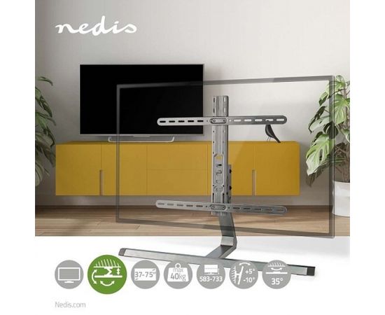 Nedis TVSM5120GY TV turētājs grozāmais līdz 40kg / 37-75"