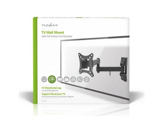 Nedis TVWM1510BK TV настенный поворотный кронштейн для телевизоров до LED / LCD / PLASMA TV 13-27 / 15kg