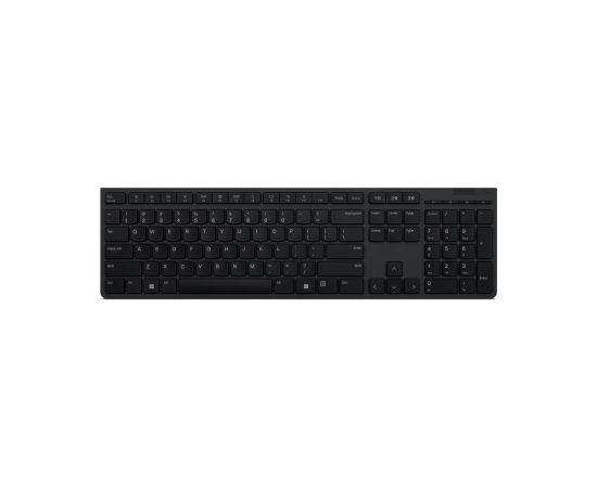 Lenovo Professional Wireless Rechargeable Keyboard 4Y41K04068 US, Grey, Scissors switch keys