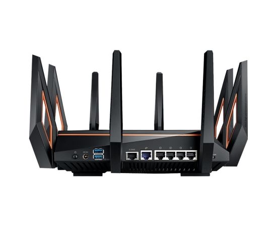 Asus GT-AX11000 Tri-band WiFi Gaming Router ROG Rapture 802.11ax, 10/100/1000 Mbit/s, Ethernet LAN (RJ-45) ports 4, Antenna type 8xExternal, 2 x USB 3.1 Gen 1