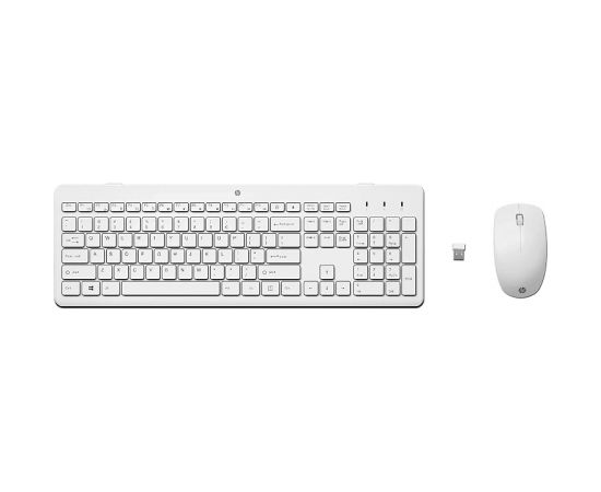 HP 230 Wireless Mouse Keyboard Combo - White - US ENG / 3L1F0AA#ABB