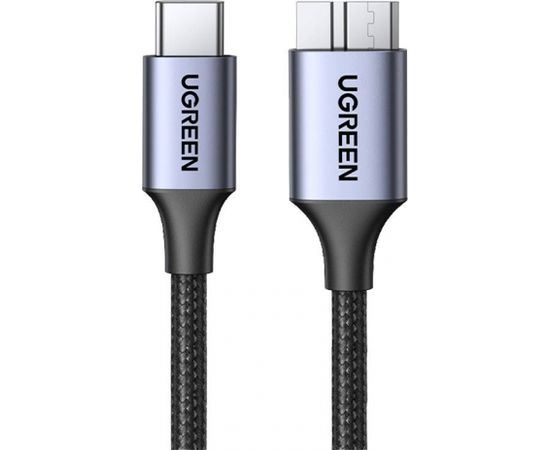Cable USB-C to Micro USB UGREEN 15233, 2m (space gray)