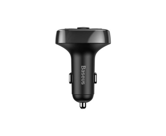 Baseus FM Transmitter T typed Bluetooth 2xUSB microSD (Black)