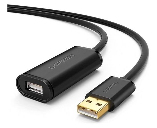 USB 2.0 extension cable UGREEN US121, active, 10m (black)