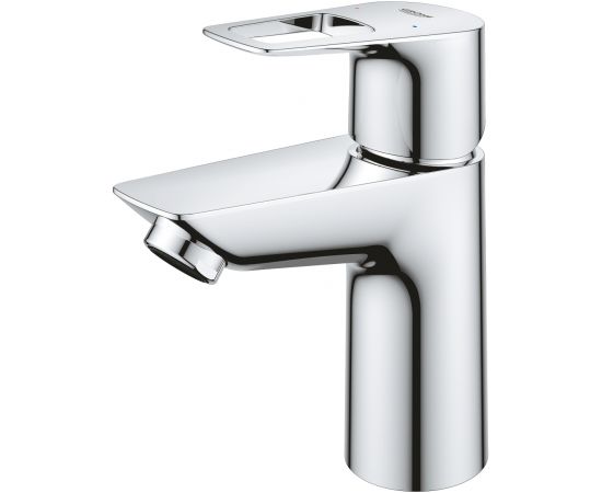 Grohe BauLoop S New Izlietnes maisītājs ar push-open, 3.5 l/min, hroms