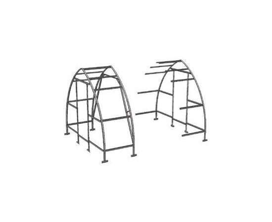 Pagarinājums 2m siltumnīcai ARROW ar 4mm polikarbonātu (kastē) Siltumnīcas
