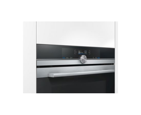 Siemens iQ700 HB632GBS1 oven 71 L A+ Black, Stainless steel