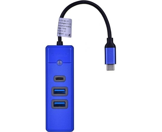 ORICO HUB USB-C 2X USB-A 3.1 + USB-C, BLUE