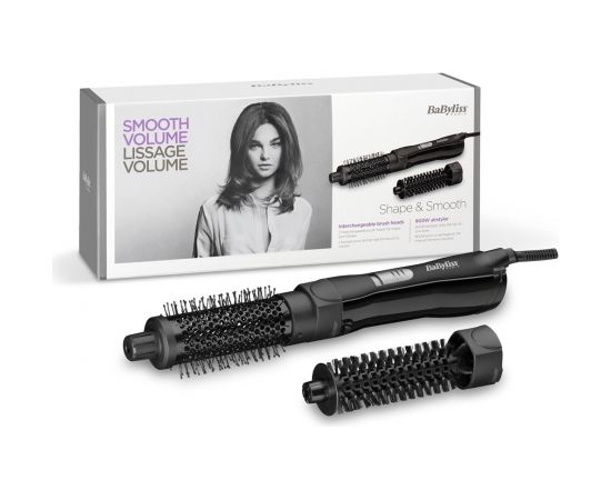 BaByliss Shape & Smooth Straightening brush Warm Black 800 W 78.7" (2 m)