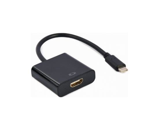 Adapteris Gembird USB Type-C Male - HDMI Female 4K@30Hz 15cm Black