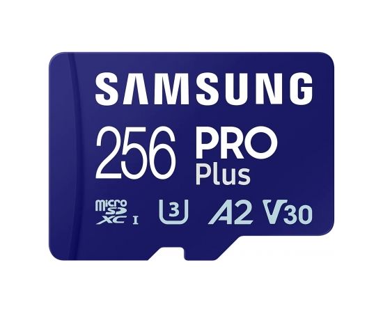 Samsung microSD Card Pro Plus 256 GB, MicroSDXC, Flash memory class 10