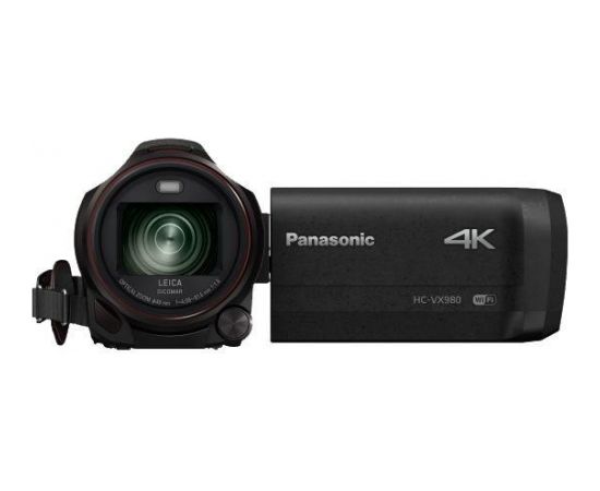 Panasonic HC-VX980EP-K 3840 x 2160 pixels, Digital zoom 60/1500 x, Black, Wi-Fi, LCD, Image stabilizer, Optical zoom 20 x, 3.0 " Videokameras