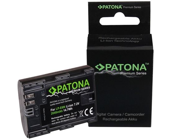 PATONA 1259 camera/camcorder battery Lithium-Ion (Li-Ion) 2040 mAh