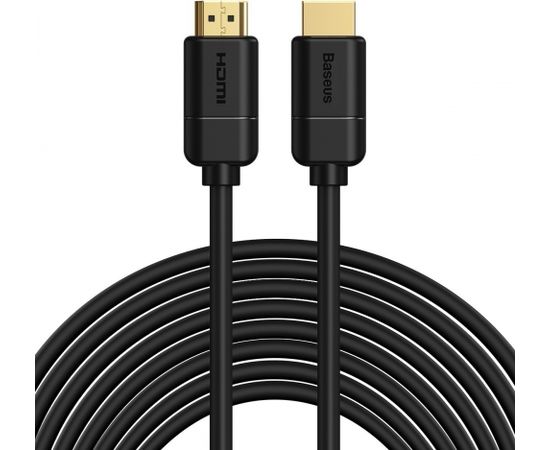 Baseus 2x HDMI 2.0 4K 30Hz Cable, 3D, HDR, 18Gbps, 8m (black)