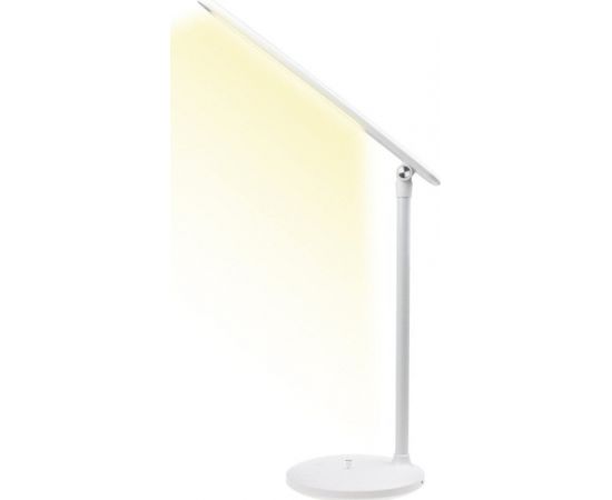 Galda lampa ar iebūvētu akumulatoru Techly balta  (I-LAMP-DSK9)