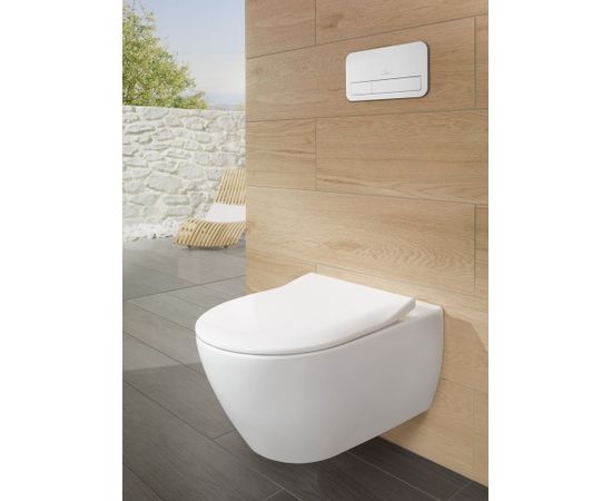 Villeroy & Boch Subway 2.0 komplekts, Piekaramais tualetes pods ar DirectFlush, balts, CeramicPlus