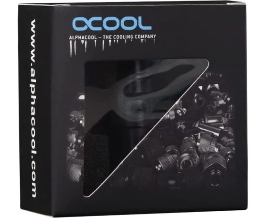 Alphacool icicle quick release coupling G1/4 IG - Deep Black (black (matt))