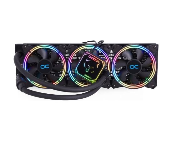 Alphacool KOI Eisbaer Aurora LT360 RGB 360mm, water cooling (black)