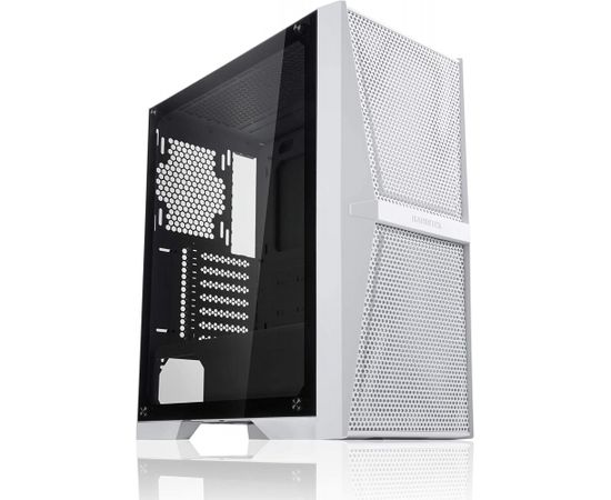 RAIJINTEK SILENOS MS, tower case (white, version without fan, tempered glass)