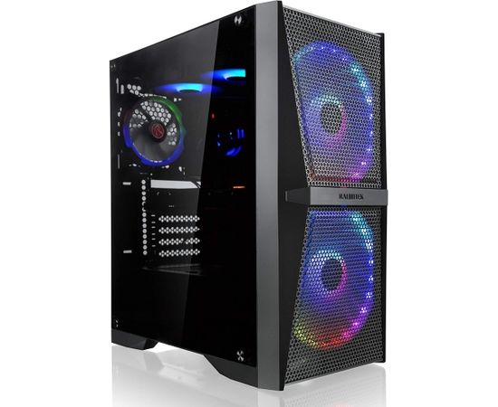 RAIJINTEK SILENOS MS PRO, tower case (black, version with ARGB fan, tempered glass)