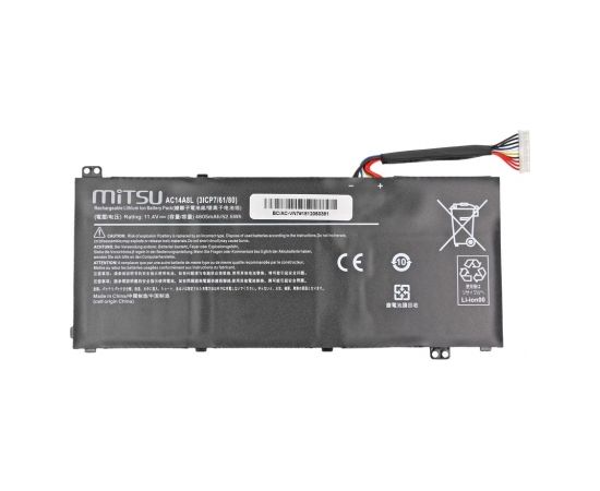 MITSU BATTERY BC/AC-VN7 (ACER 4605 MAH 52.5 WH)