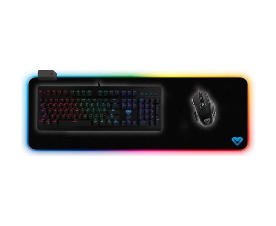 Media Tech MEDIA-TECH GAMING MAT MT262 Mouse and keyboard mat RGB backlight 800x305x3 mm Black