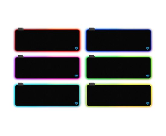 Media Tech MEDIA-TECH GAMING MAT MT262 Mouse and keyboard mat RGB backlight 800x305x3 mm Black