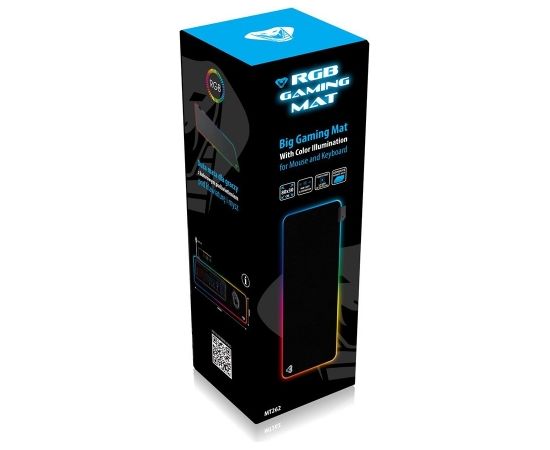 Media Tech MEDIA-TECH GAMING MAT MT262 Mouse and keyboard mat RGB backlight 800x305x3 mm Black