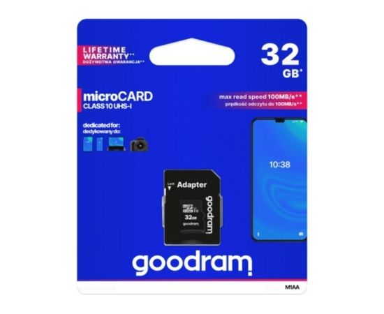 Goodram Карта Micro SD 32GB