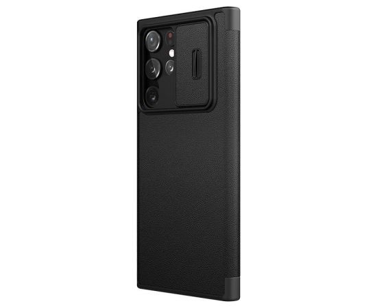 Nillkin CamShield Leather case for Samsung Galaxy S22 Ultra (Black)