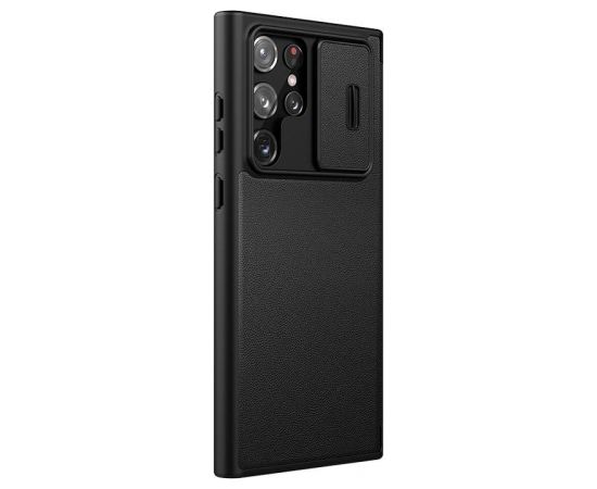 Nillkin CamShield Leather case for Samsung Galaxy S22 Ultra (Black)
