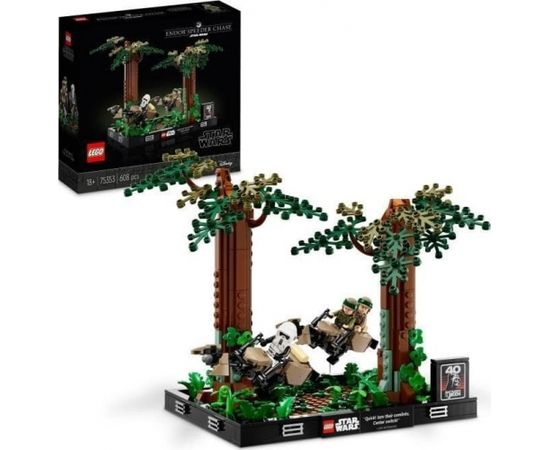 LEGO LEGO Star Wars 75353 Diorama Pościg na ścigaczu przez Endor