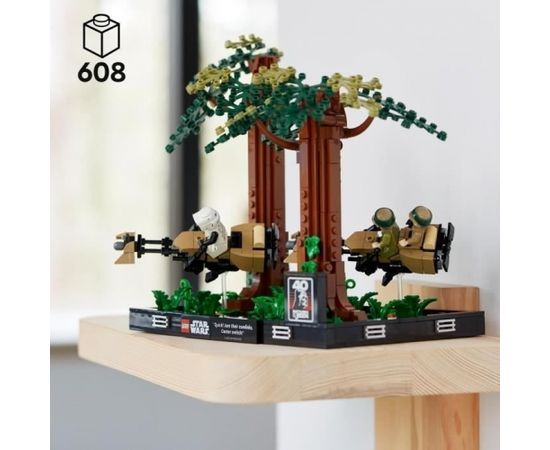 LEGO LEGO Star Wars 75353 Diorama Pościg na ścigaczu przez Endor