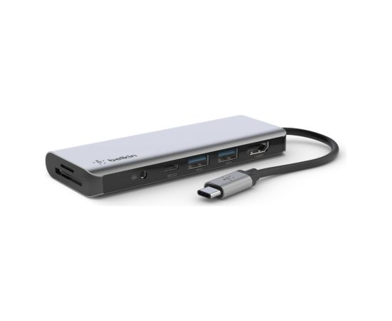 Belkin AVC009btSGY USB 3.2 Gen 1 (3.1 Gen 1) Type-C 5000 Mbit/s Silver